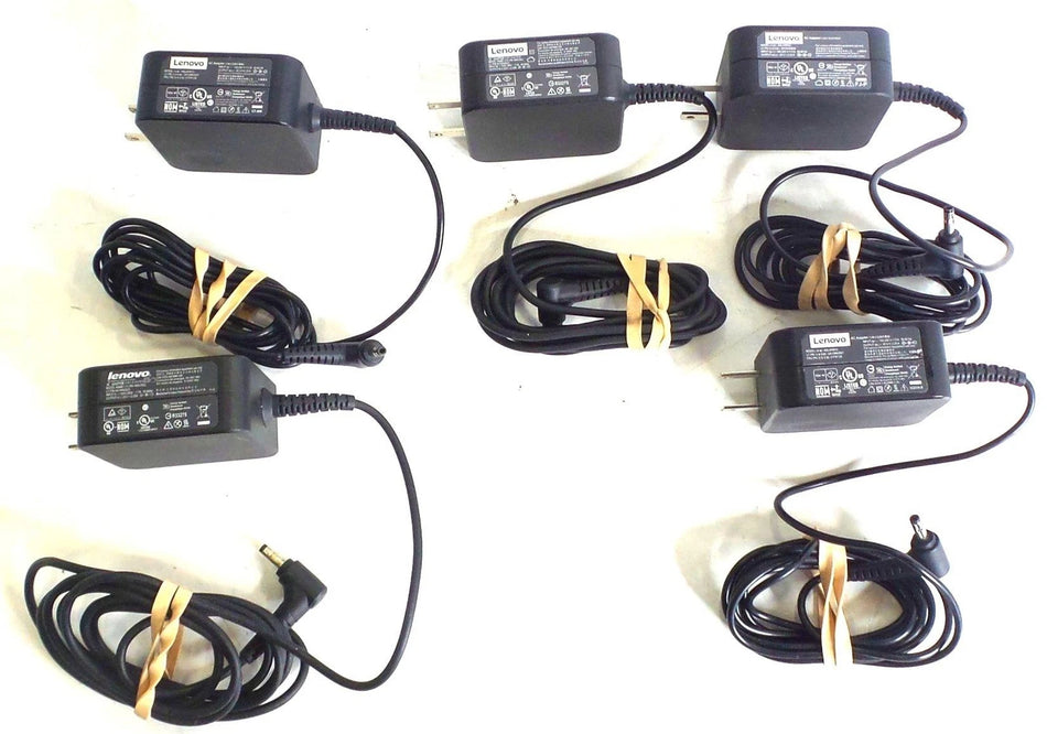Lot of 5 Lenovo  AC charger 20V/2.25A/45W - Free Shipping