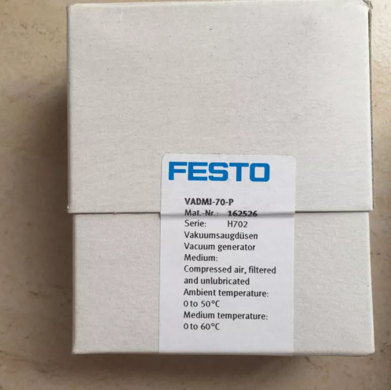 Festo VADMI-70-P 162526 Vacuum Generator for Industrial Use