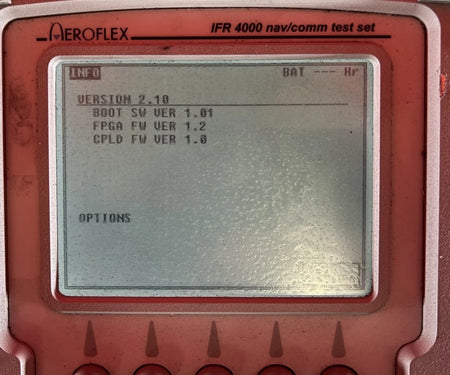 Aeroflex IFR 4000 Nav/Comm Flightline Test Set MOD 7 SN 103001261