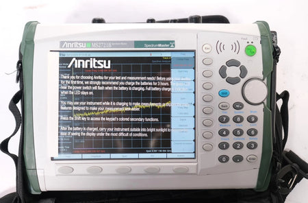 Anritsu MS2721B Spectrum Analyzer 9kHz - 7.1GHz Opt 20 Tracking Generator w Case