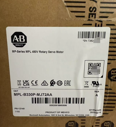 Allen Bradley MPL-B330P-MJ72 Servo Motor