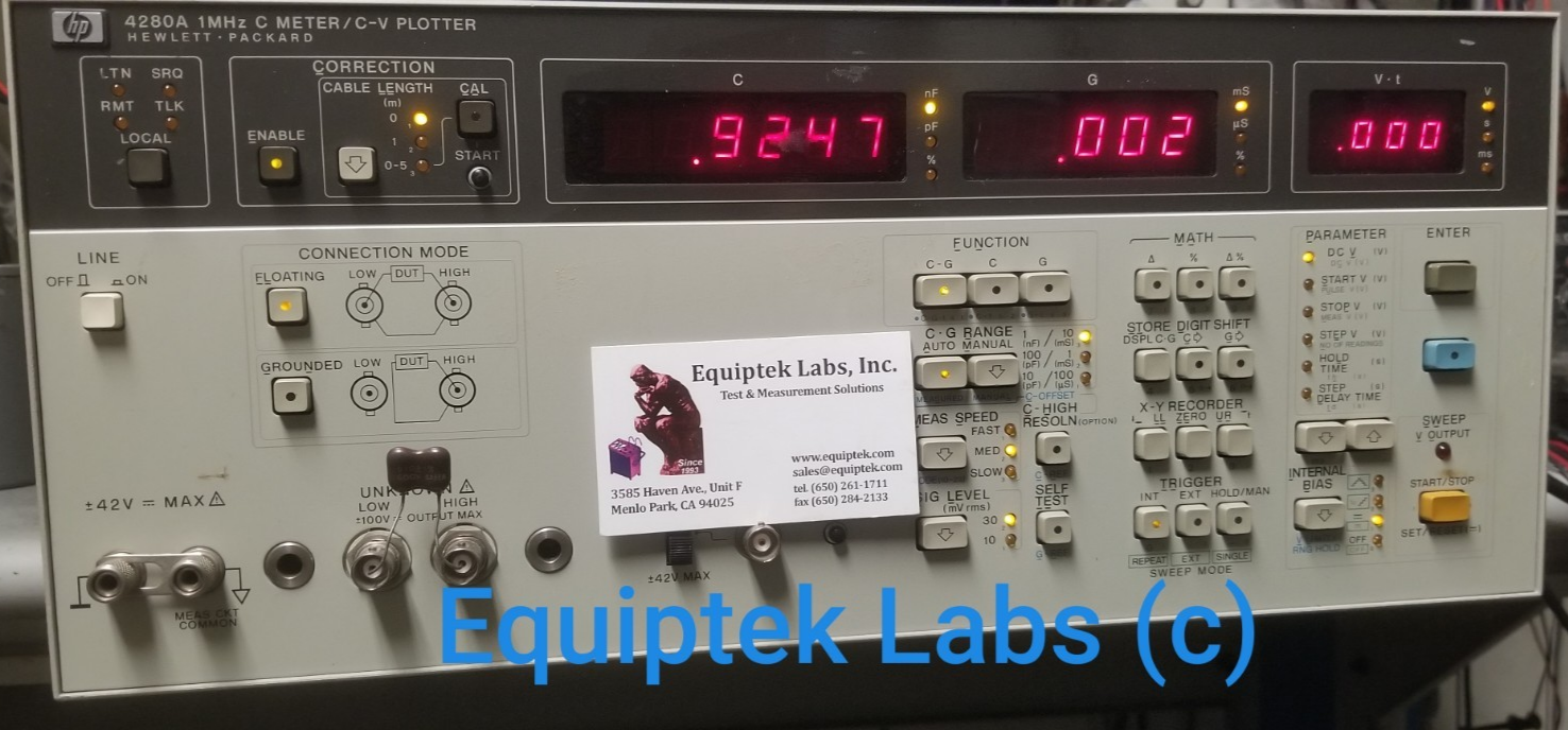 HP 4280A 1 MHz Capacitance Meter