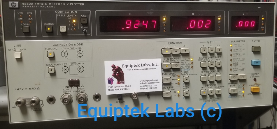 HP 4280A 1 MHz Capacitance Meter