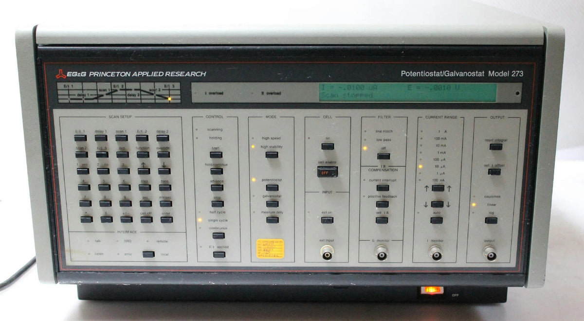 EG&G / Princeton Applied Research Potentiostat Galvanostat Model 273 AS-IS
