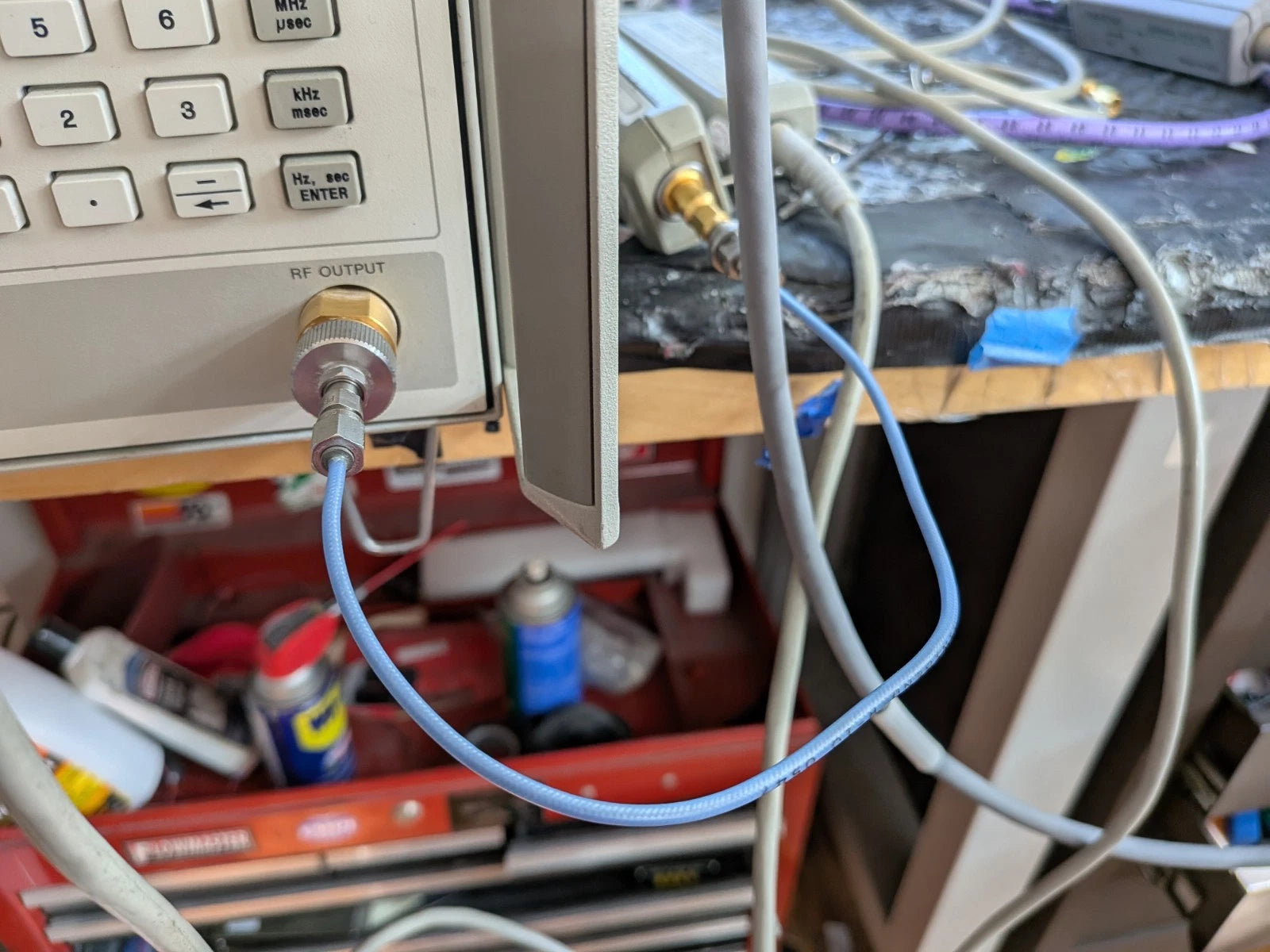 Huber & SUHNER Minibend Flex Cable! 50 GHz! Sma/3.5mm LIMIT 1 MAX! R-14" 35 Cm