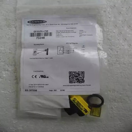 One Banner QS18VP6LLPQ8 Photoelectric Sensor with Expedited Shipping