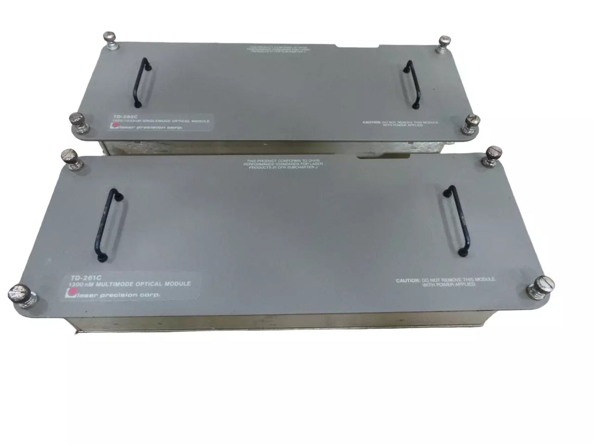 Lot of 2 Laser Precision Corp TD-261C plus TD-285C