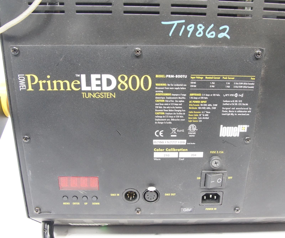 Lowel PRM-800TU Prime LED 800 Tungsten Studio Light