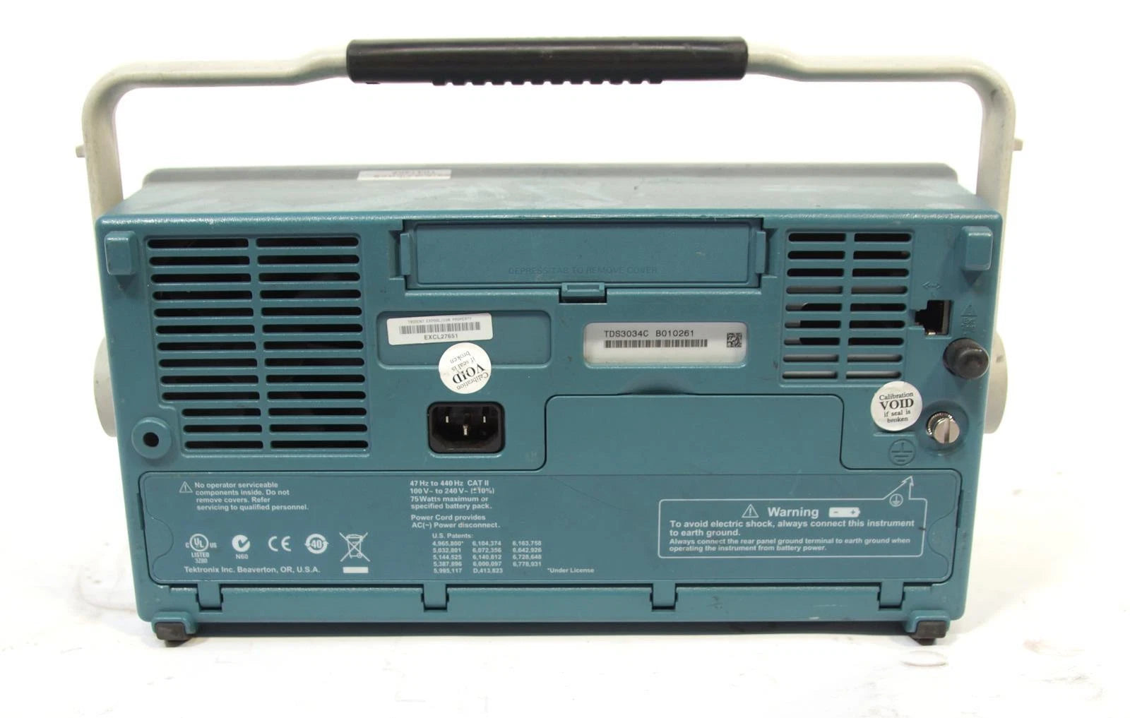 Tektronix TDS3034C 300 MHz 4CH 2.5 GSa/s DPO Oscilloscope with 3TRG 3FFT
