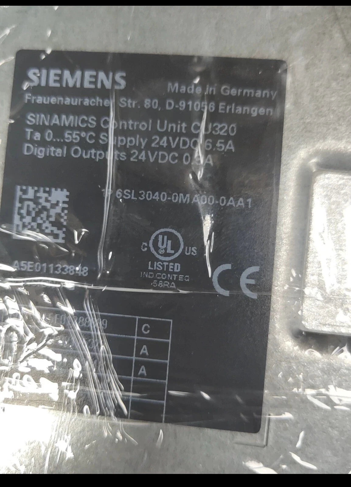 6SL3040-0MA00-0AA1: Siemens Sinamics DCM DC Converter Module