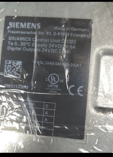 6SL3040-0MA00-0AA1: Siemens Sinamics DCM DC Converter Module