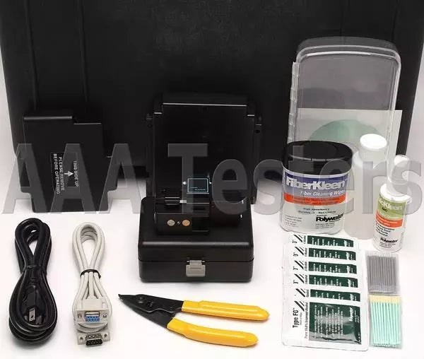 Fujikura FSM-40S SM MM Fiber Core Alignment Fusion Splicer FSM40S A w/ Cleaver - XG eqpt