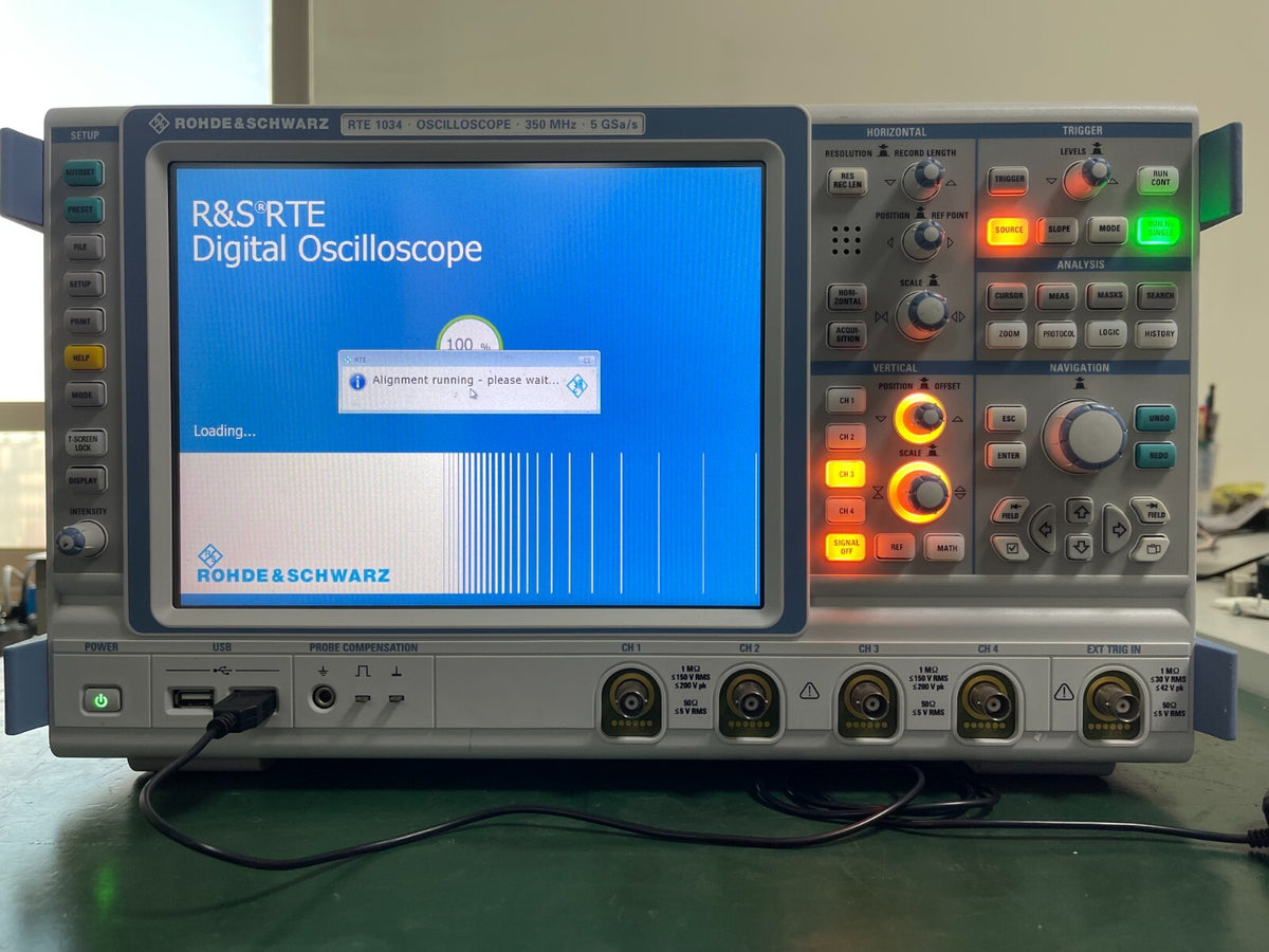 Rohde & Schwarz RTE 1034 OSCILLOSCOPE , 4CH , 350MHz Bandwidth , 5 GSa/s - XG eqpt