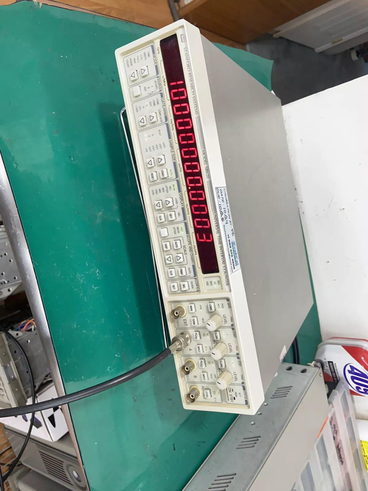 SRS Stanford Research SR620 12 Digit Frequency Counter 1.3 GHz 25 ps with Opt 01