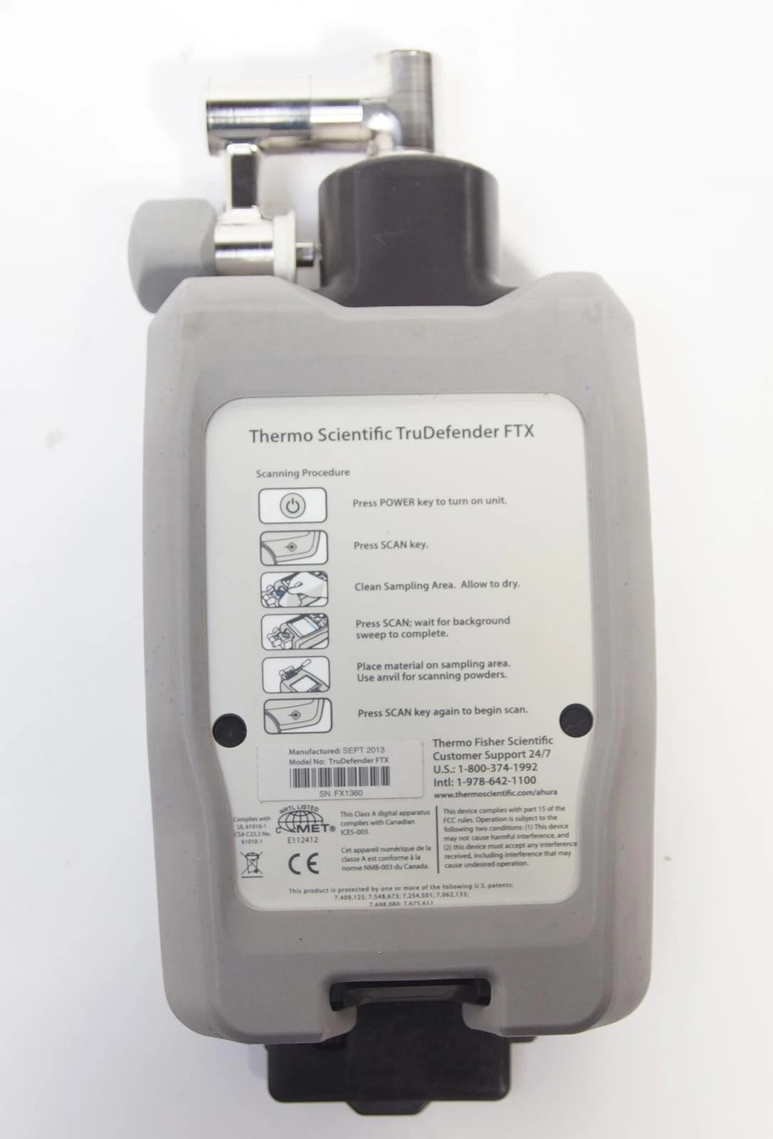 Thermo Scientific TruDefender FTX FTIR Chemical Identifier