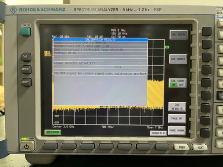 Rohde &amp; Schwarz FSP7 Spectrum Analyzer 9 kHz - 7 GHz _ 0641