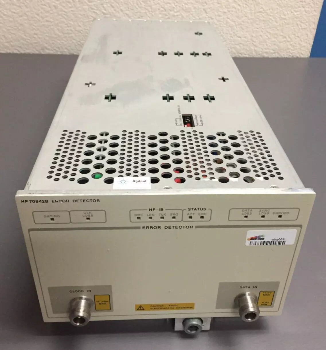 HP Agilent 70842B Error Detector 0.1 - 3.0 Gbit/s Range