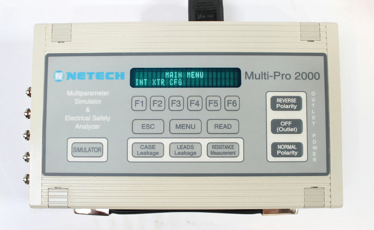 Netech Multi-Pro 2000 Biomed Safety Tester Analyzer