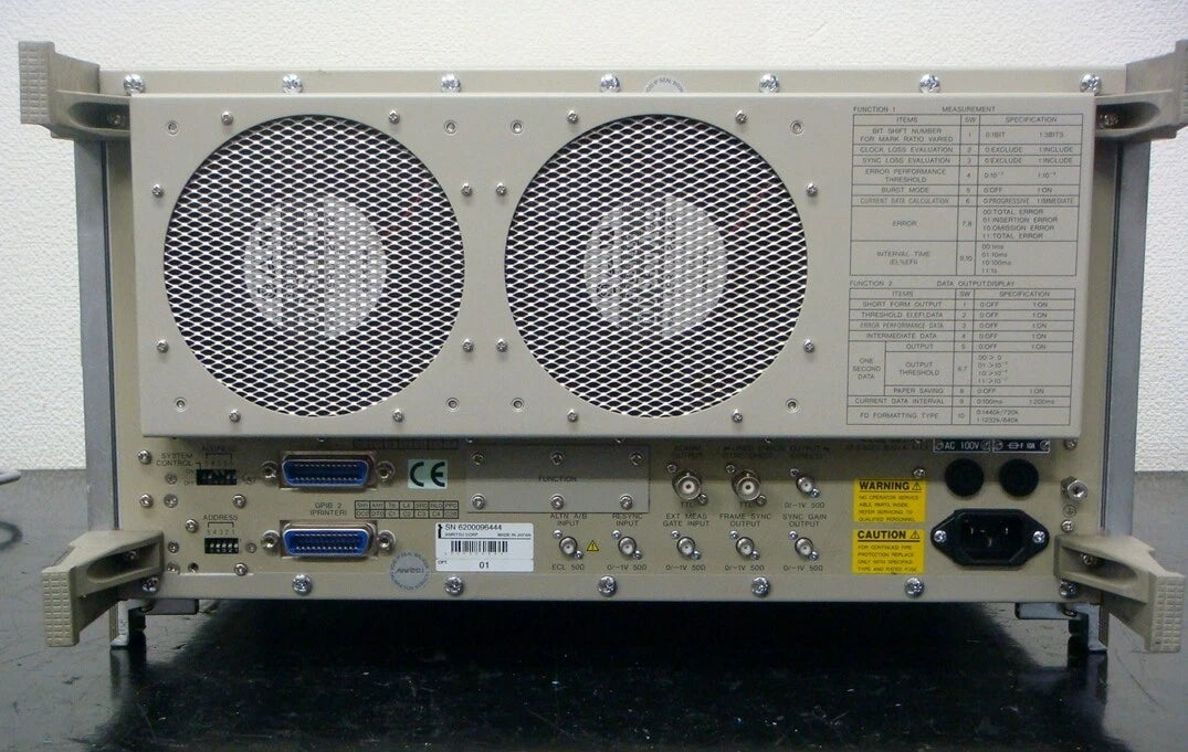 ANRITSU MP1762A /01 12.5GHz Error Detector