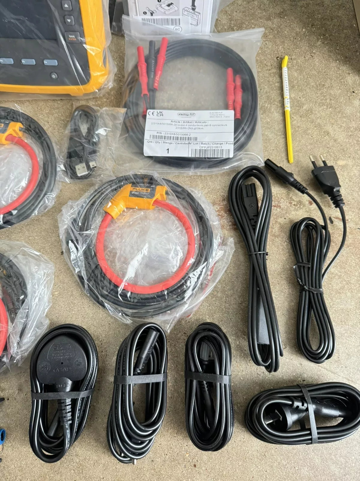 Fluke 1732 Three-Phase Energy Logger with iFlex 1500-12 (CALIBRATED 2023-2024)
