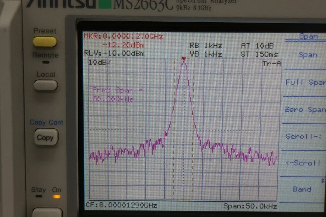Anritsu MS2663C 9KHz-8.1GHz Spectrum Analyzer
