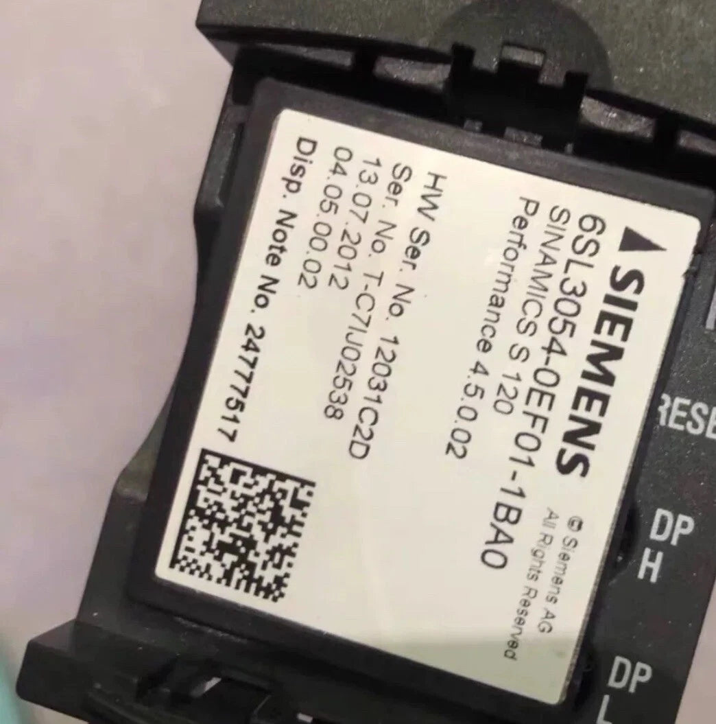 Siemens 6SL3054-0EF01-1BA0: Power Supply Module for Reliable Performance