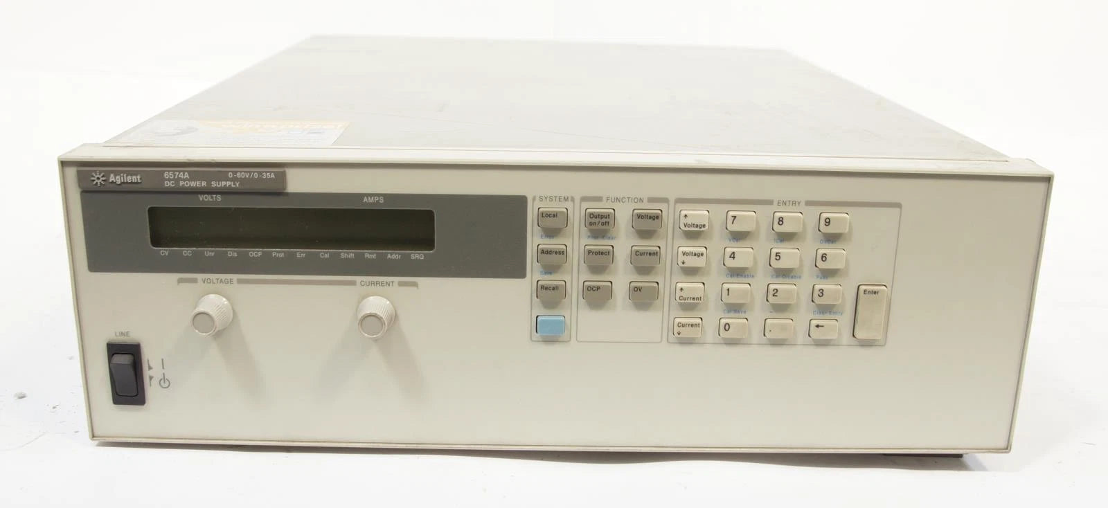 HP Agilent Keysight 6574A 60V / 35A / 2000 Watt DC System Power Supply