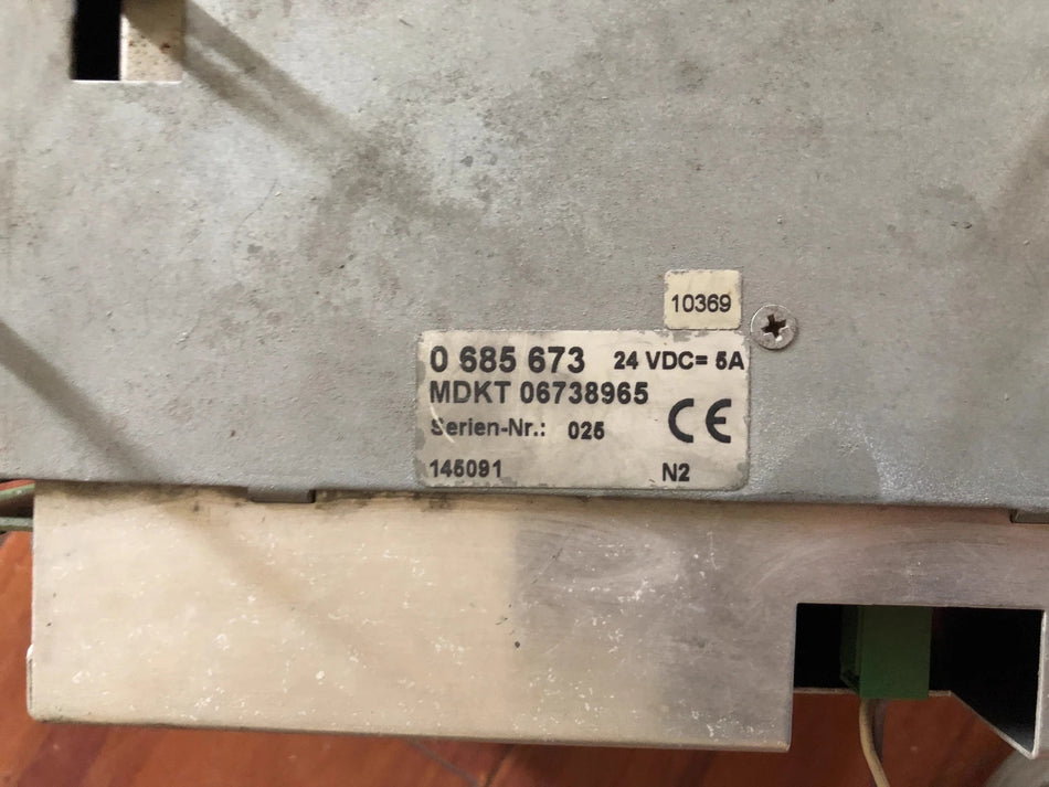 Demag 0685673 / MDKT 06738965 Control Pendant for Industrial Use