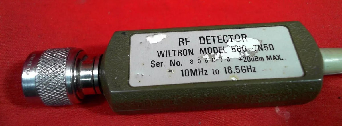 Wiltron 560-7N50 RF Detector, 10 Mhz to 18 GHz 806076 - XG eqpt