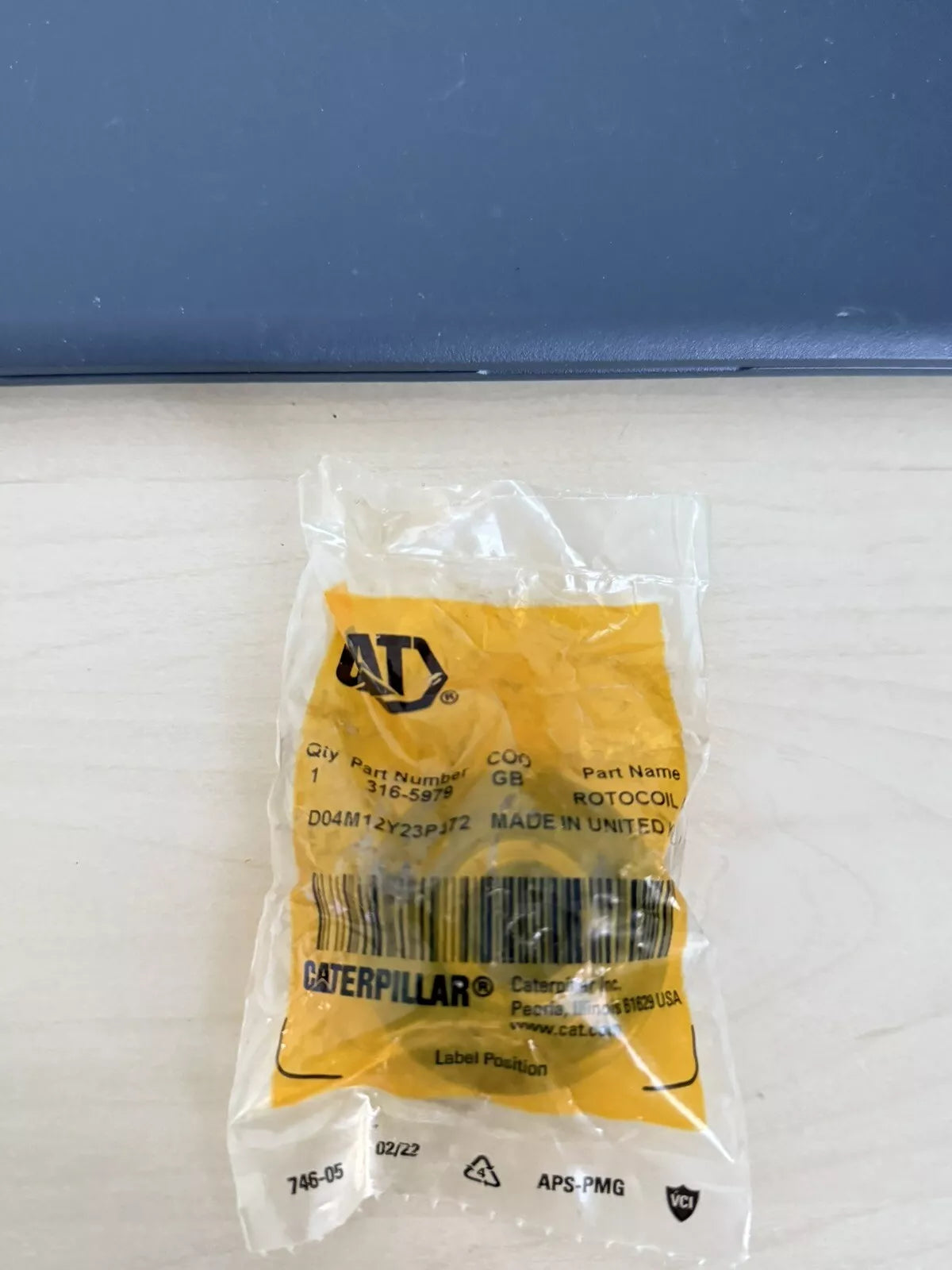 CAT 316-5979 14.40mm ID Cylinder Head Exhaust Rotocoil (Genuine OEM)