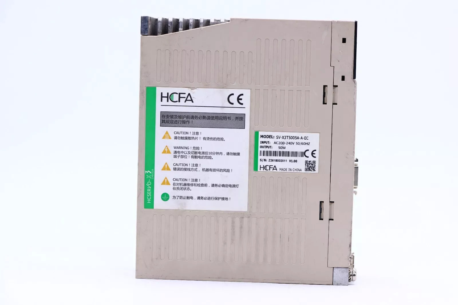 HCFA SV-X3T5010A-A-EC Servo Drive SV-X3 Series