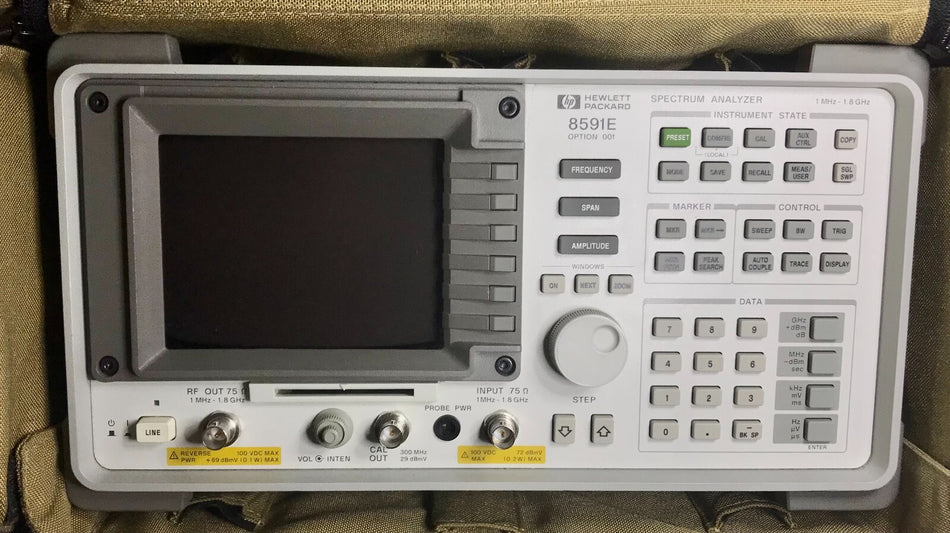 HP Agilent 8591E Spectrum Analyzer w/opt 1 Portable!!!