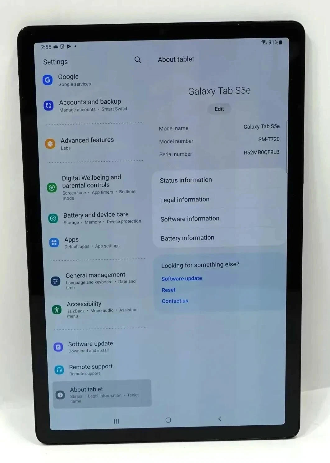 良品】Galaxy Tab S5e (SM-T720) タブレット 良品】Galaxy Tab S5e (SM