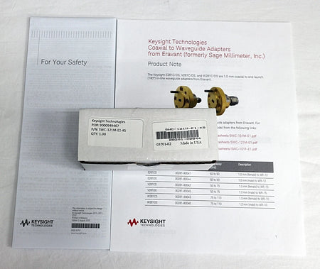 Keysight E281DS Coaxial Waveguide Adapter