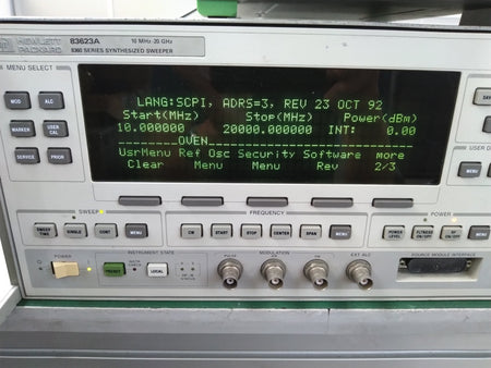HP Agilent 83623A 10MHz-20GHz Synthesized Sweep Signal Generator_0776