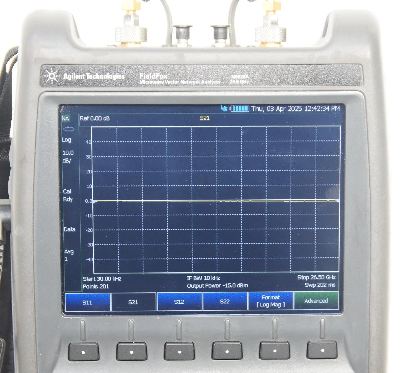 Agilent N9928A FieldFox 26.5GHz RF Microwave Cable Antenna Combination Analyzer