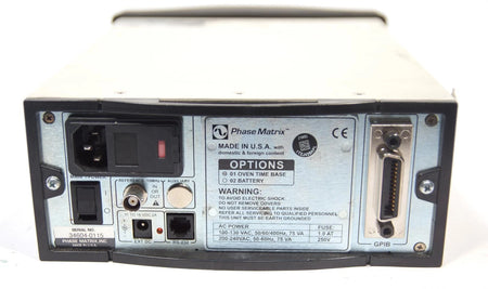 Phase Matrix 346A / Agilent 53152A 46 GHz Frequency Counter with Oven Timebase