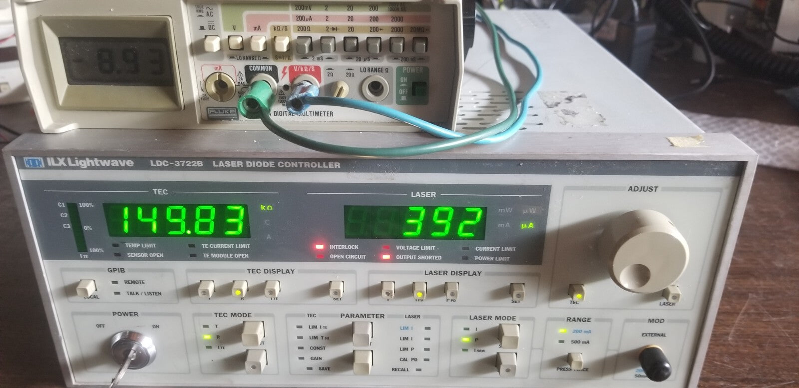 ILX Lightwave LDC-3722B Laser Diode Controller