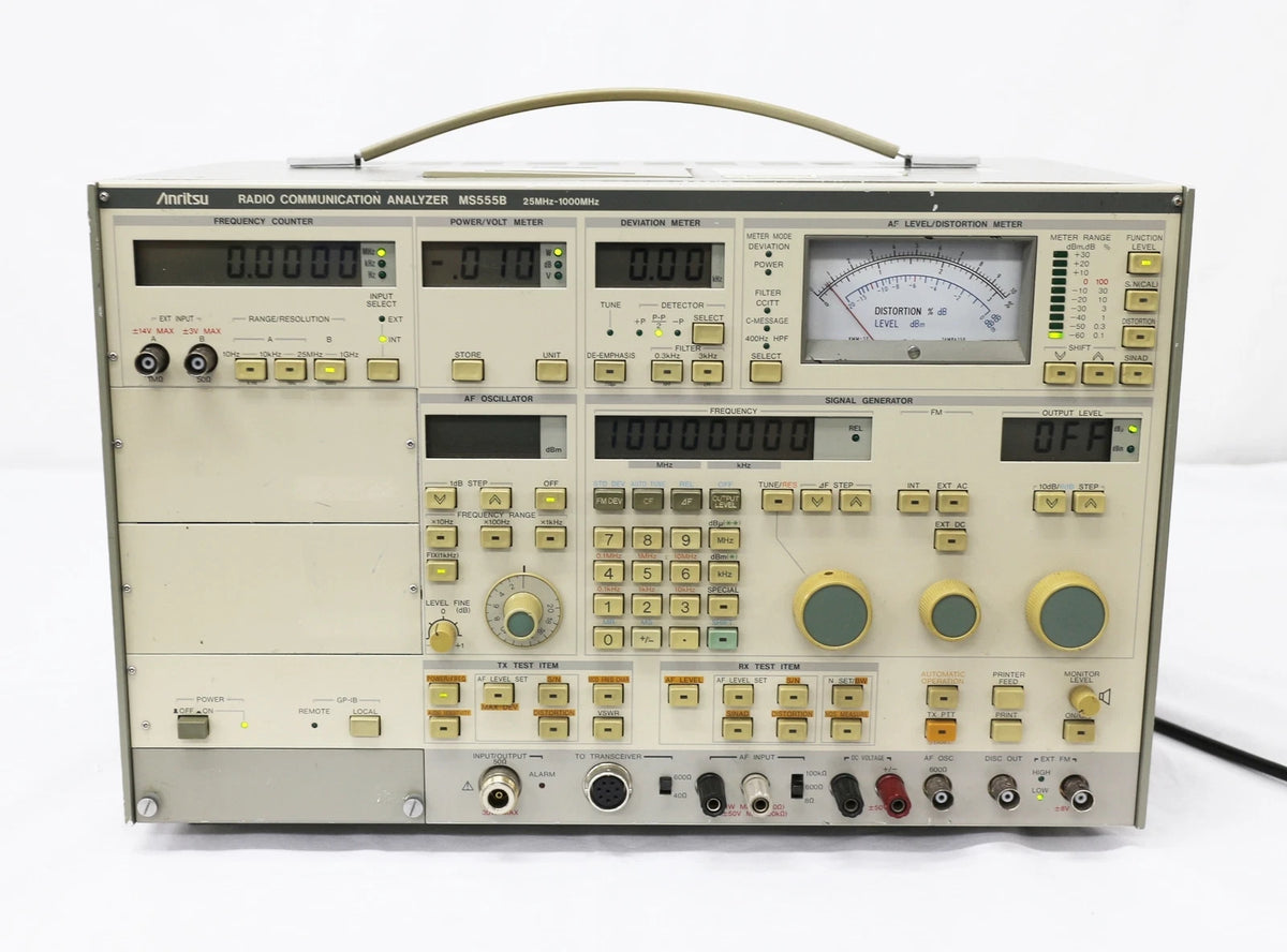 ANRITSU MS555B/01/02/03 25MHz-1GHz Radio Communication Analyzer