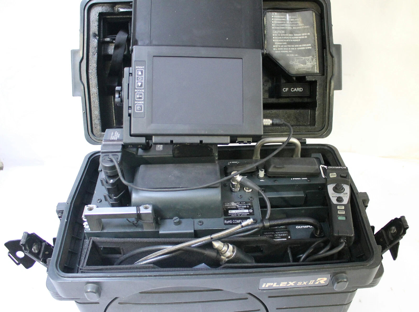 Olympus iPLEX SX II R IV7635X1 IV7000-2 Industrial Inspect VideoScope Borescope