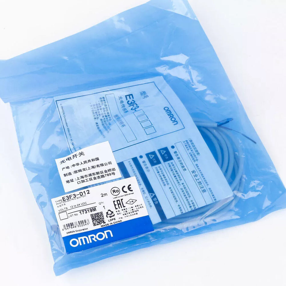 OMRON E3F3-D12 Photoelectric Switch 12-24VDC
