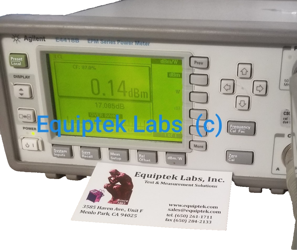 Agilent E4418B RF Power Meter