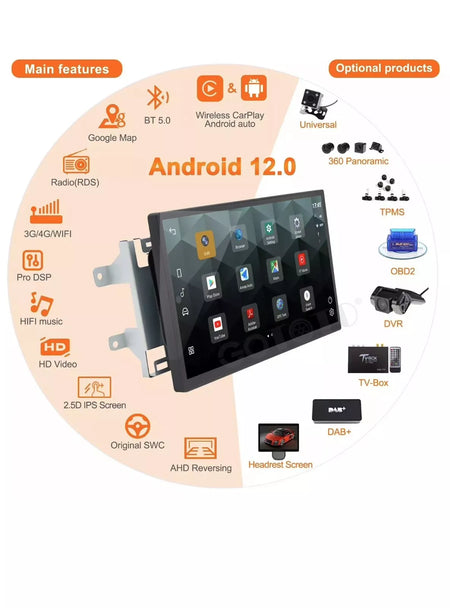 Android Car Radio 2Din Stereo for Land Rover Range Rover Vogue L405 2013-2017
