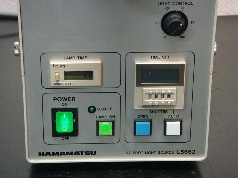 HAMAMATSU L5662-01 UV SPOT LIGHT SOURCE