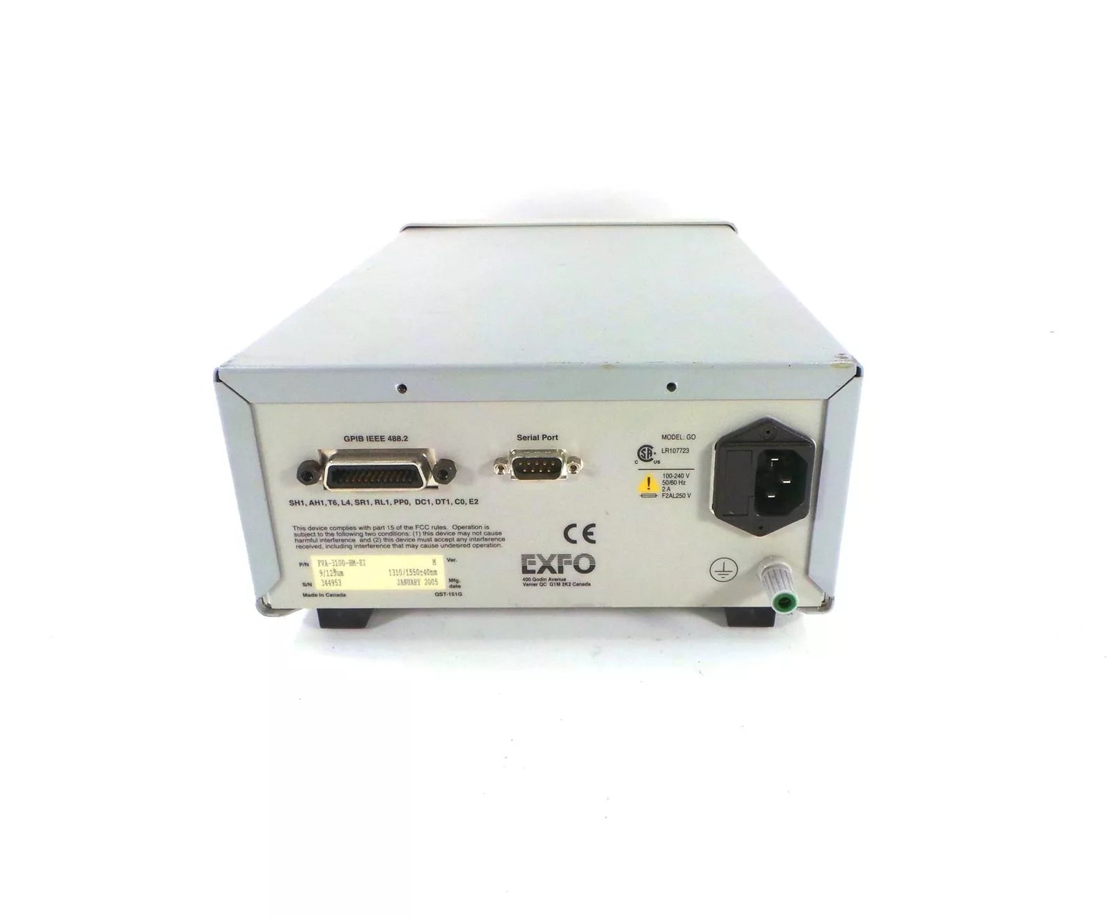 EXFO FVA-3100 Variable Attenuator - Adjustable Optical Signal Attenuation