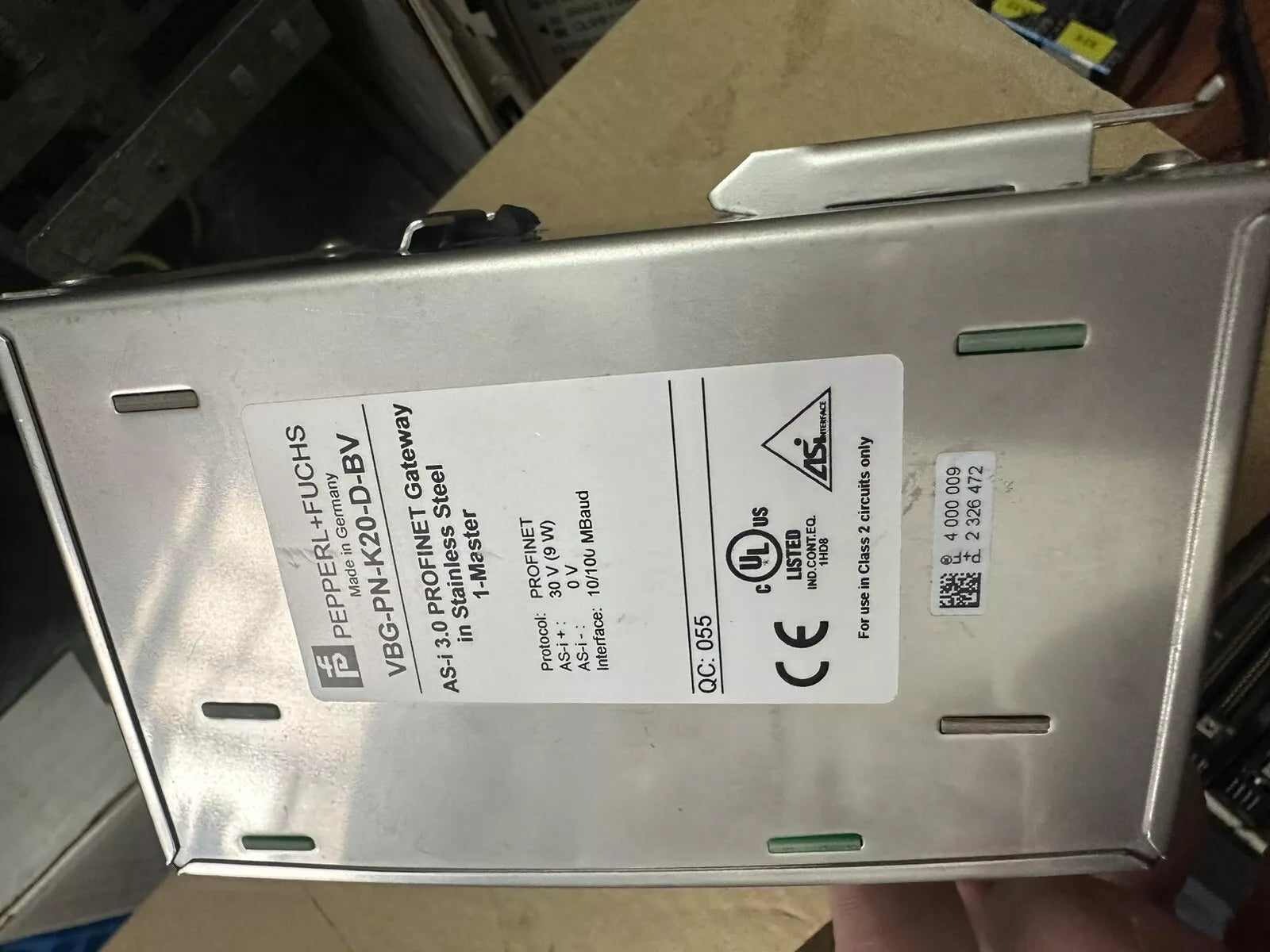 VBG-PN-K20-D-BV Industrial Pressure Sensor