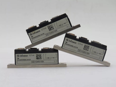 Set of 3 Infineon DD104N16K Diode Module 1 Pair Series 1.6KV 104A