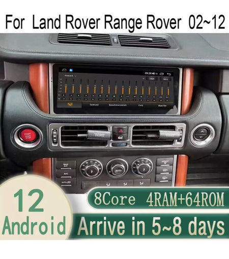 Android Navigation Car GPS Stereo Radio Carplay for Land Range Rover 2002-2012