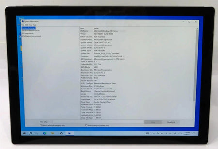 Microsoft Surface Pro 6 1796 Core i5-8250U 1.60GHz 8GB 128GB Win 10 Home
