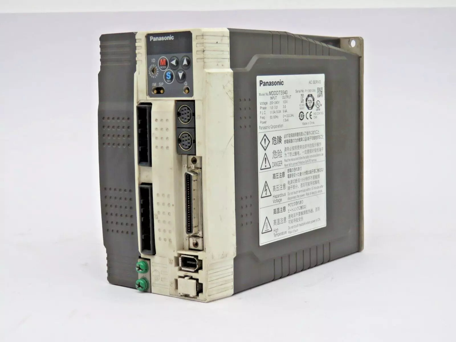 Panasonic MDDDT5540 Servo Drive Minas A4 Series 200V 40 AMP